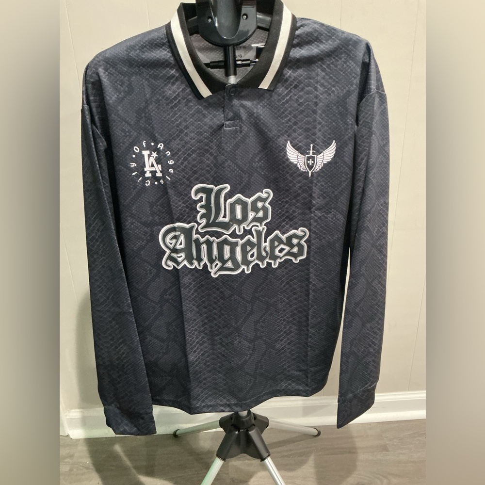 Fashion Nova Dark Gray Los Angeles Jersey NWT NEVER WORN